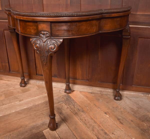 Edwardian Demi Lune Card Table SAI2641 - Image 5