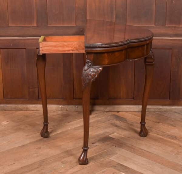 Edwardian Demi Lune Card Table SAI2641 - Image 6