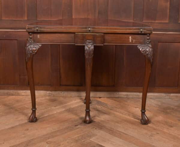 Edwardian Demi Lune Card Table SAI2641 - Image 8