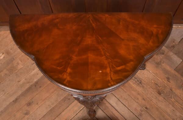 Edwardian Demi Lune Card Table SAI2641 - Image 7