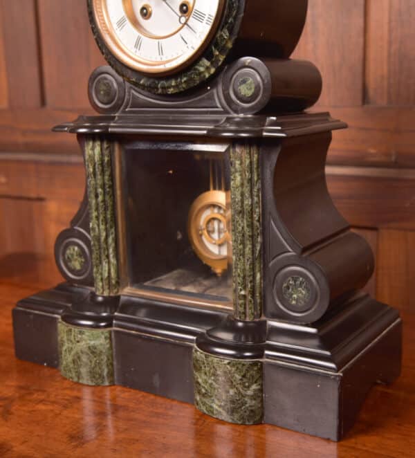 Victorian French Marble Clock Pinchon, Fils, Paris SAI2643 - Image 2