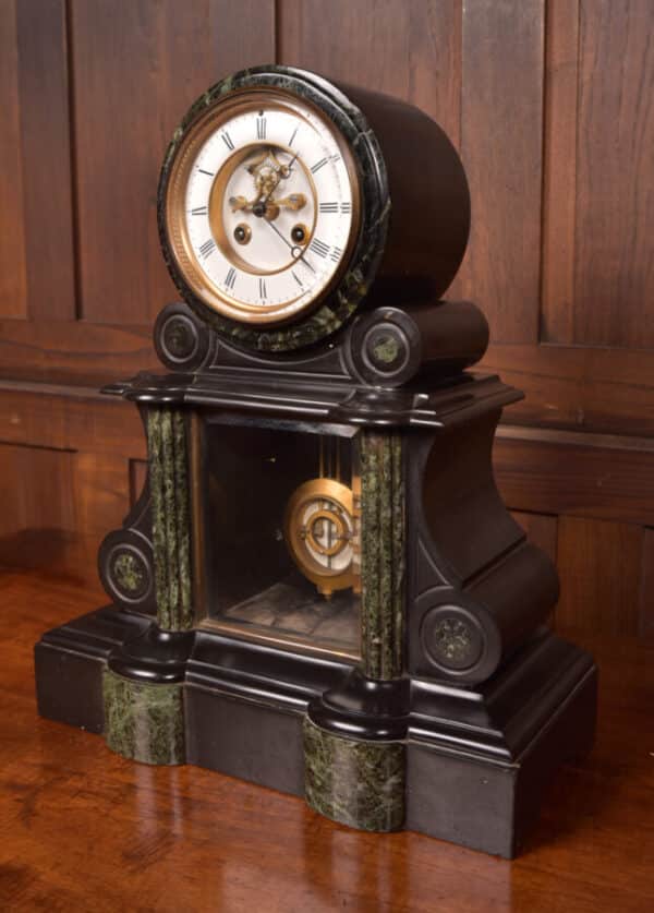 Victorian French Marble Clock Pinchon, Fils, Paris SAI2643 - Image 4