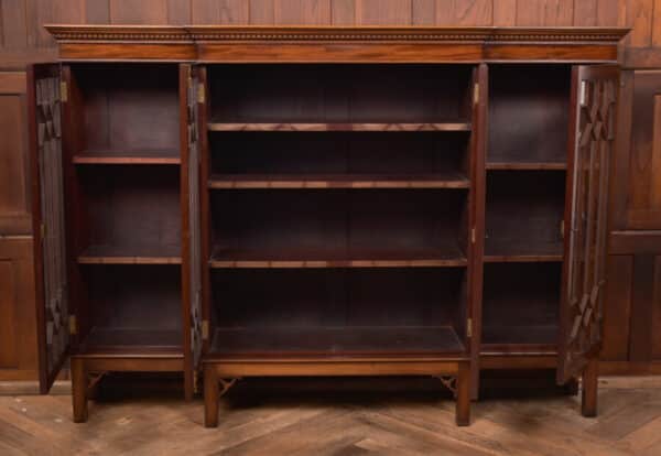 Mahogany Chinese Chippendale Style Bookcase/ Display Cabinet SAI2644 Antique Bookcases 15