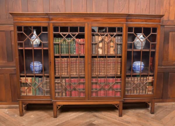 Mahogany Chinese Chippendale Style Bookcase/ Display Cabinet SAI2644 Antique Bookcases 3