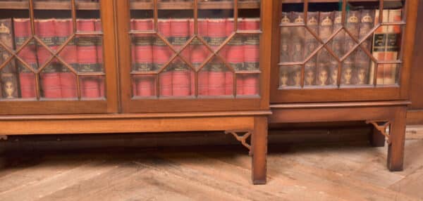 Mahogany Chinese Chippendale Style Bookcase/ Display Cabinet SAI2644 - Image 2