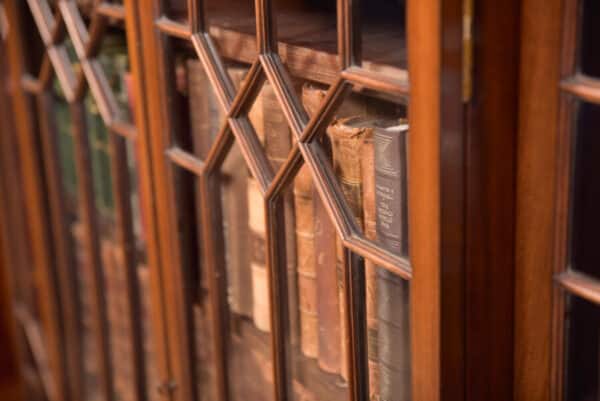 Mahogany Chinese Chippendale Style Bookcase/ Display Cabinet SAI2644 Antique Bookcases 12