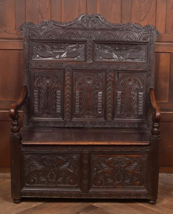 18th Century Oak Monk Bench SAI2645 Antique Furniture 5