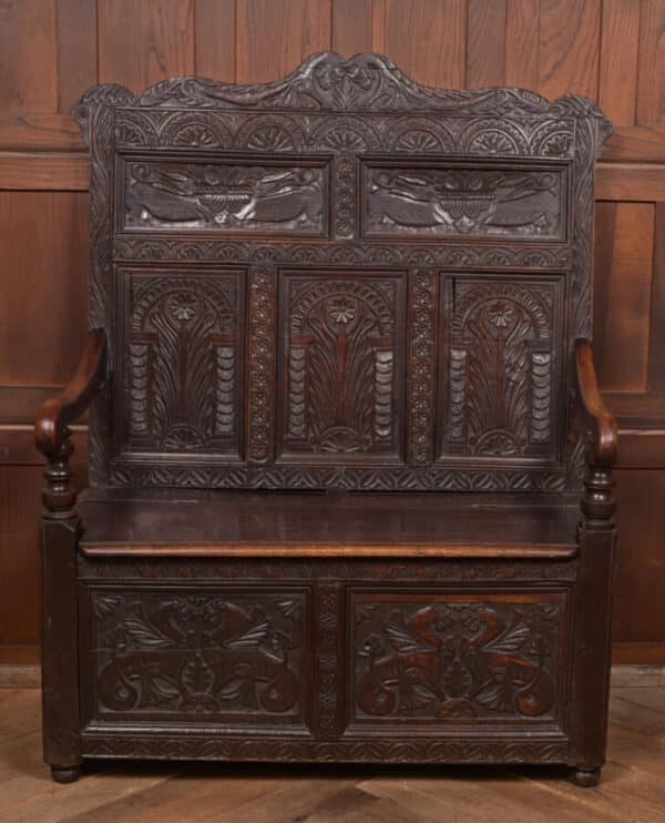 18th Century Oak Monk Bench SAI2645 - Image 3