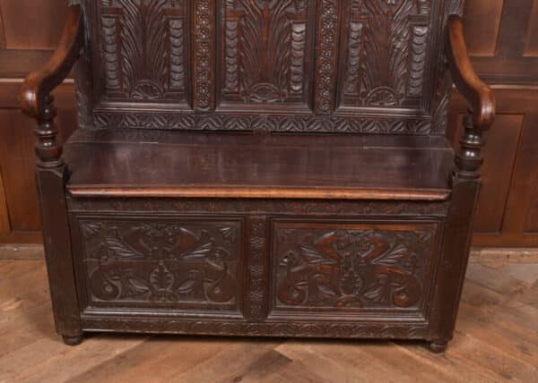 18th Century Oak Monk Bench SAI2645 Antique Furniture 6