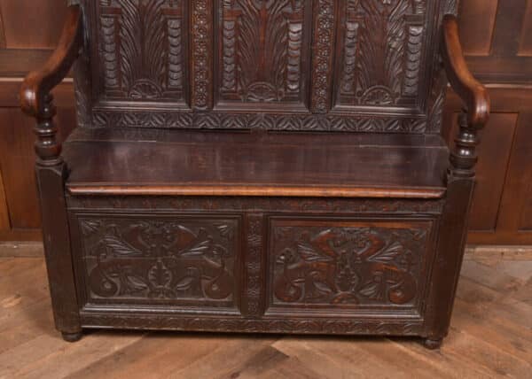 18th Century Oak Monk Bench SAI2645 - Image 4