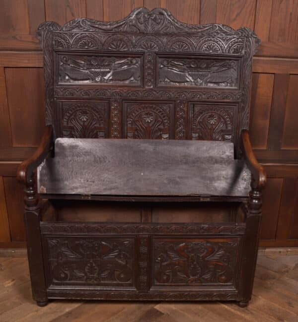 18th Century Oak Monk Bench SAI2645 Antique Furniture 9