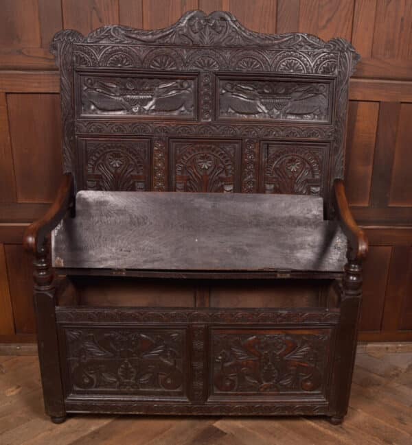 18th Century Oak Monk Bench SAI2645 - Image 7