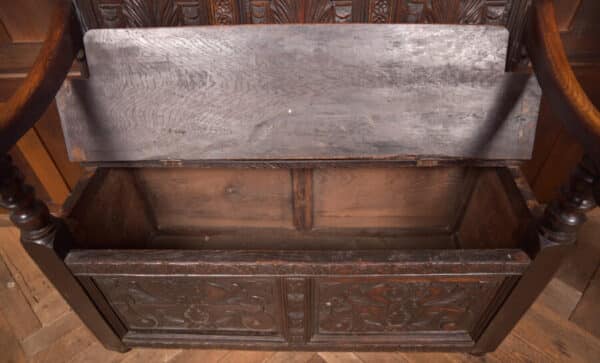 18th Century Oak Monk Bench SAI2645 Antique Furniture 7