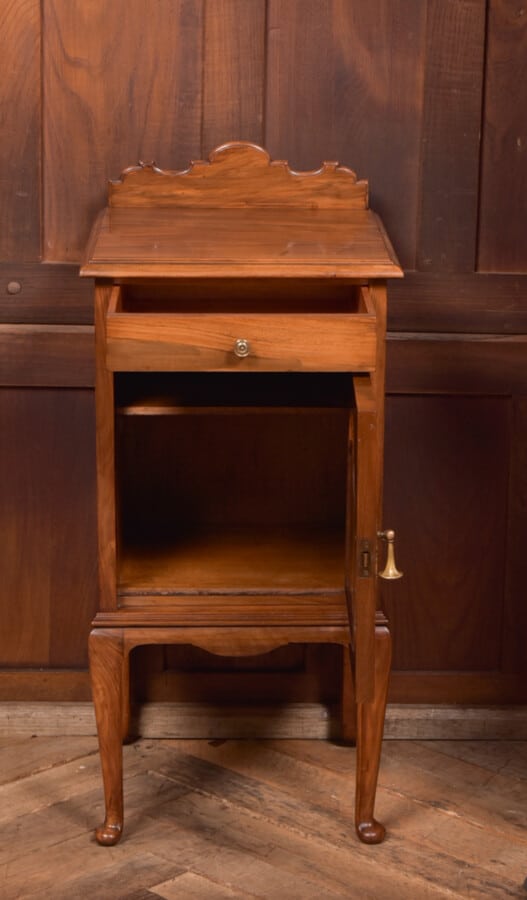 Art Nouveau Walnut Bedside Cabinet / Pot Cupboard SAI2646 Antique Cupboards 4