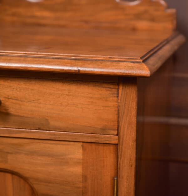Art Nouveau Walnut Bedside Cabinet / Pot Cupboard SAI2646 - Image 5
