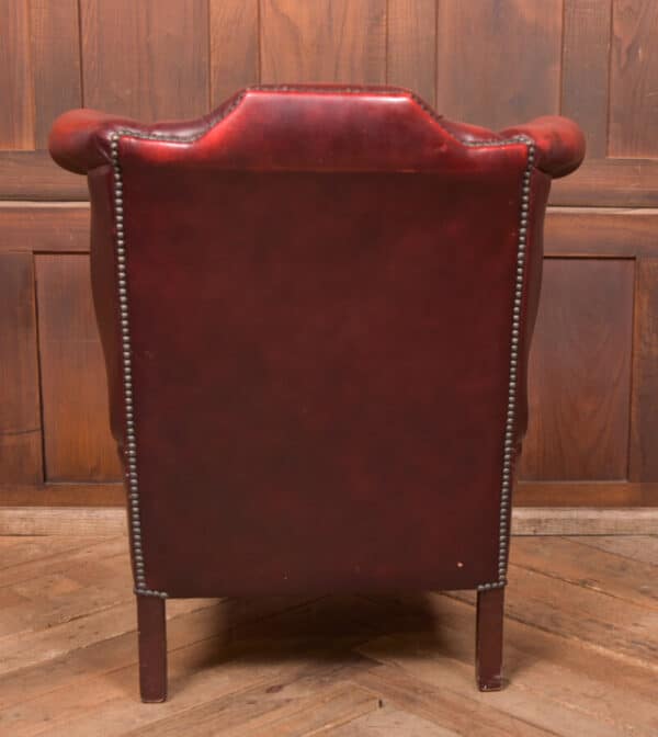 Miniature Red Leather Wing Back Chesterfield SAI2649 Chesterfield Antique Chairs 9