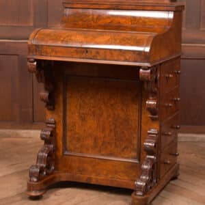 Victorian Walnut Pop Up Piano Davenport SAI2652 Davenport Antique Desks