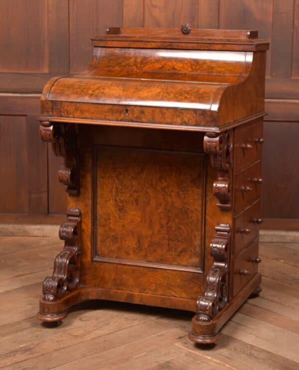 Victorian Walnut Pop Up Piano Davenport SAI2652 Davenport Antique Desks 3