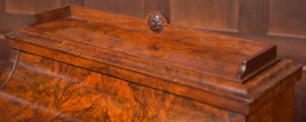 Victorian Walnut Pop Up Piano Davenport SAI2652 - Image 2