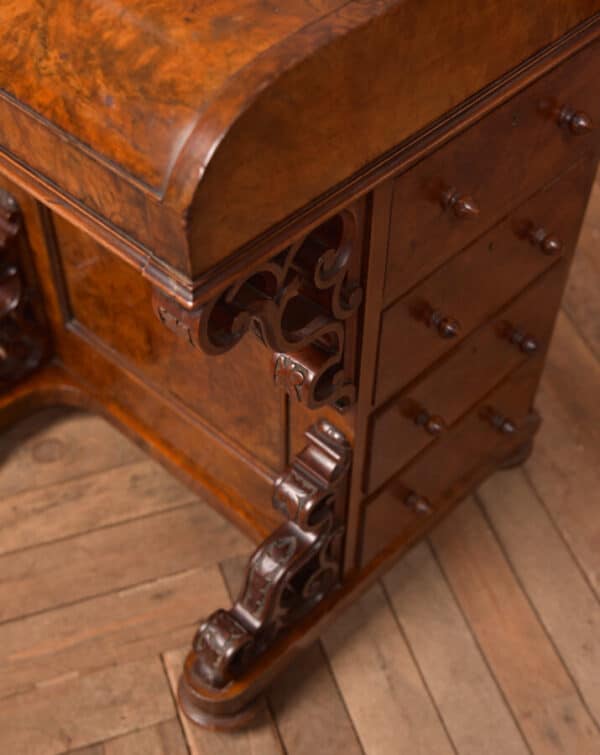Victorian Walnut Pop Up Piano Davenport SAI2652 - Image 3
