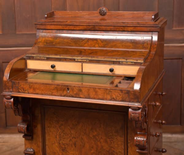 Victorian Walnut Pop Up Piano Davenport SAI2652 Davenport Antique Desks 6