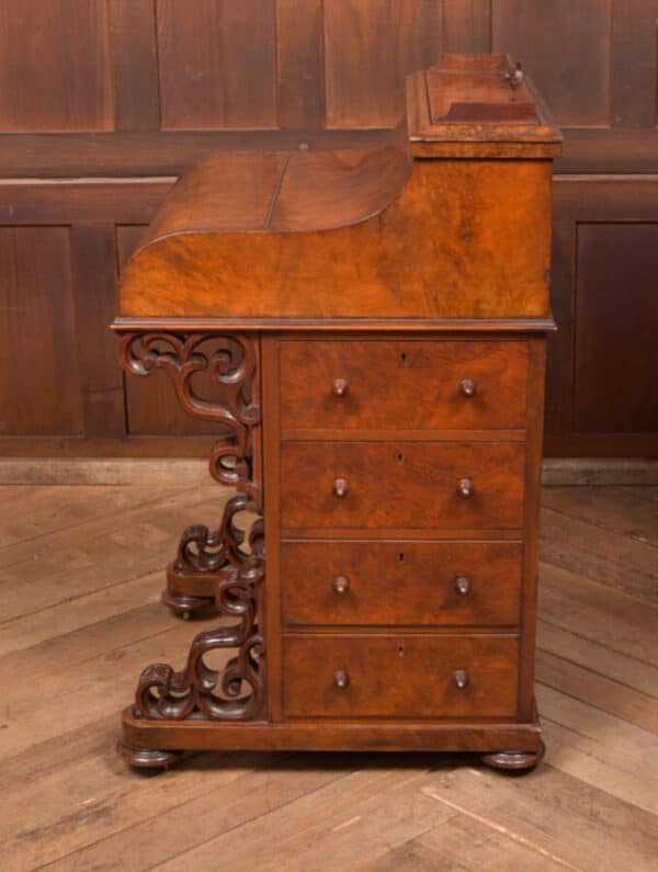 Victorian Walnut Pop Up Piano Davenport SAI2652 - Image 8