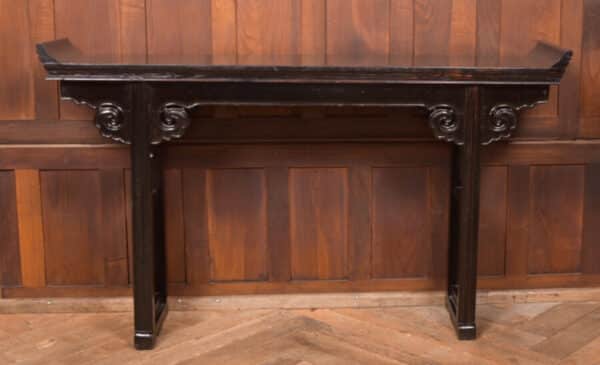 Black Lacquer Chinese Console Table SAI2647 - Image 2