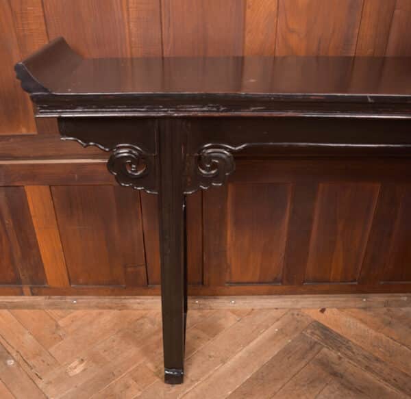 Black Lacquer Chinese Console Table SAI2647 - Image 4