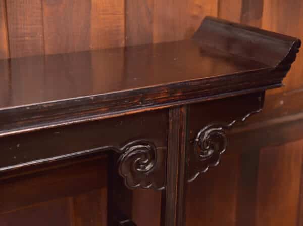 Black Lacquer Chinese Console Table SAI2647 - Image 5