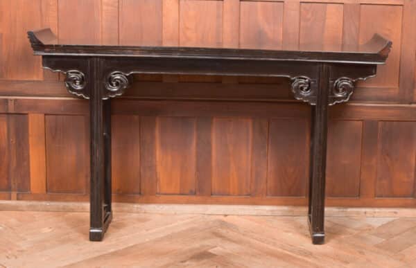 Black Lacquer Chinese Console Table SAI2647 - Image 11