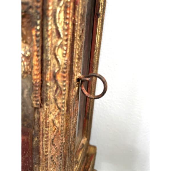 BM010 BURMESE BUDDHA ALTAR CABINET WITH GOLD LEAF Antique Cabinet Antique Cabinets 9