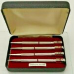 Vintage Sterling Solid Silver Bridge Pencils Fully Working Antique Silver Antique Silver