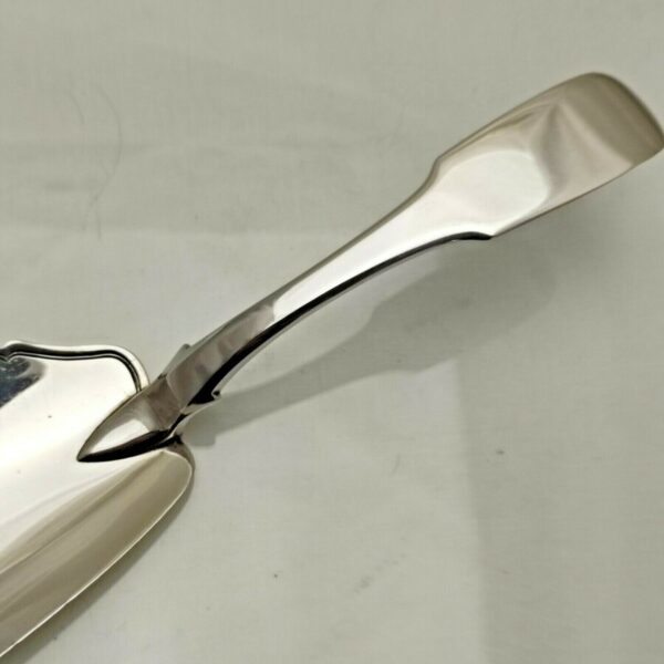 1815 Georgian Antique Solid Silver Fish Culinary Slice 29cm long - Image 5