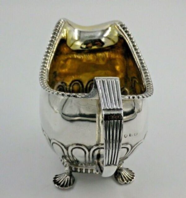Georgian 1814 Antique Solid Sterling Silver Cream Milk Jug Creamer - Image 5