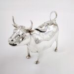Antique Solid Silver Cow Creamer Simon Rosenau c1900 Antique Silver Antique Silver