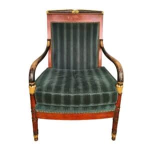 A Pair Antique French Empire Armichairs Antique Furniture