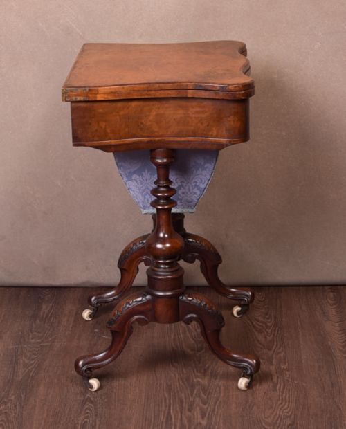 Victorian Walnut Games Table SAI1752 Antique Tables 20