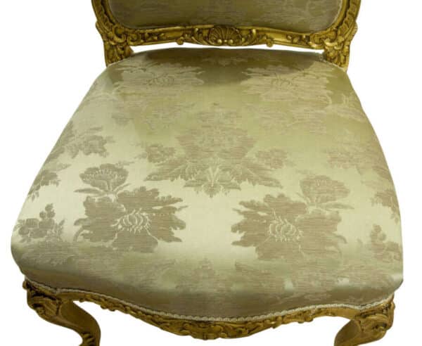 Late 19th Century French giltwood side chairs - Image 6