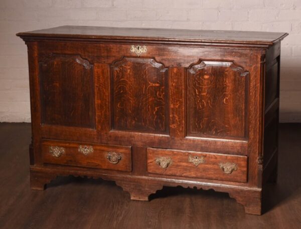 Georgian Oak Mule Chest / Blanket Box SAI1146 Antique Chests 3