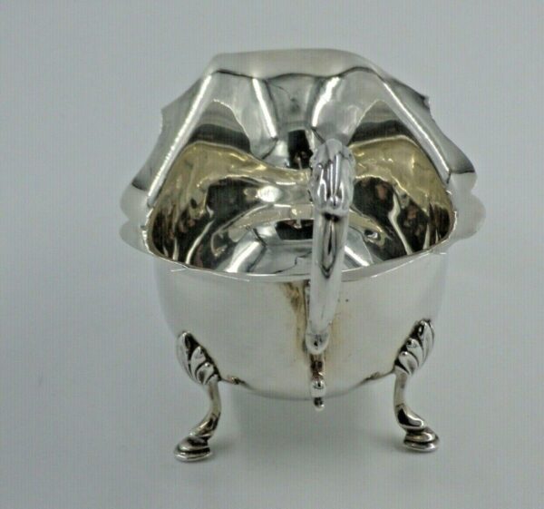 Vintage Sterling Solid Silver Gravy Sauce Boat Harrods Ltd - Image 8