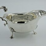 Vintage Sterling Solid Silver Gravy Sauce Boat Harrods Ltd Antique Silver Antique Silver