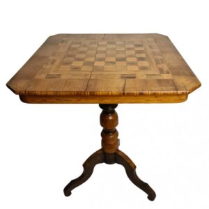19th Century Chess Table Antique Furniture