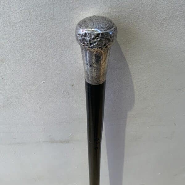 Gentleman’s walking stick sword stick with silver topped handle Miscellaneous 6
