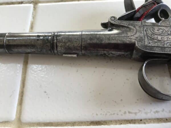 Queen Ann Belt pistol by Jackson of London - Image 9