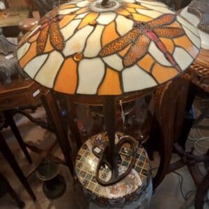 Art Deco Lamp Bronze base Antique Lighting