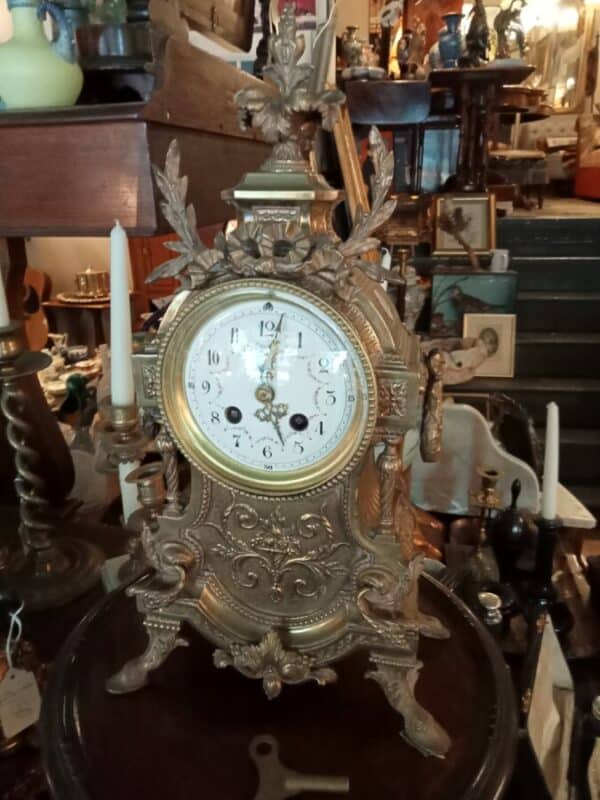 French Mantle Clock Antique Clocks 3