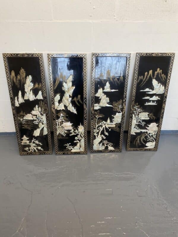 Large 20th century oriental screen - Image 8