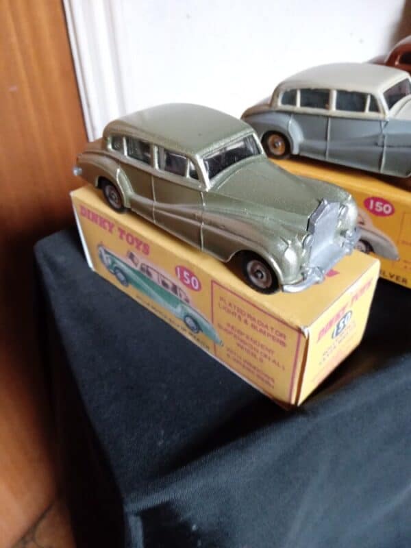 THREE DINKY TOYS (1950's) ROLLS ROYCE CARS - Image 3