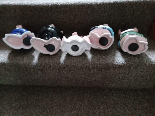A NATWEST FAMILY OF MONEY BOX PIGS. - Image 2