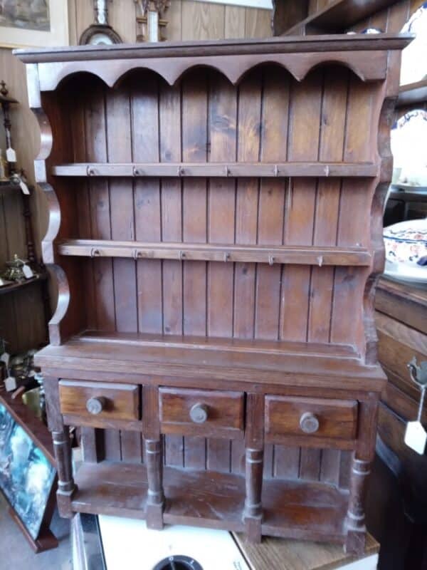 A MINIATURE DRESSER, HAND MADE, EDWARDIAN